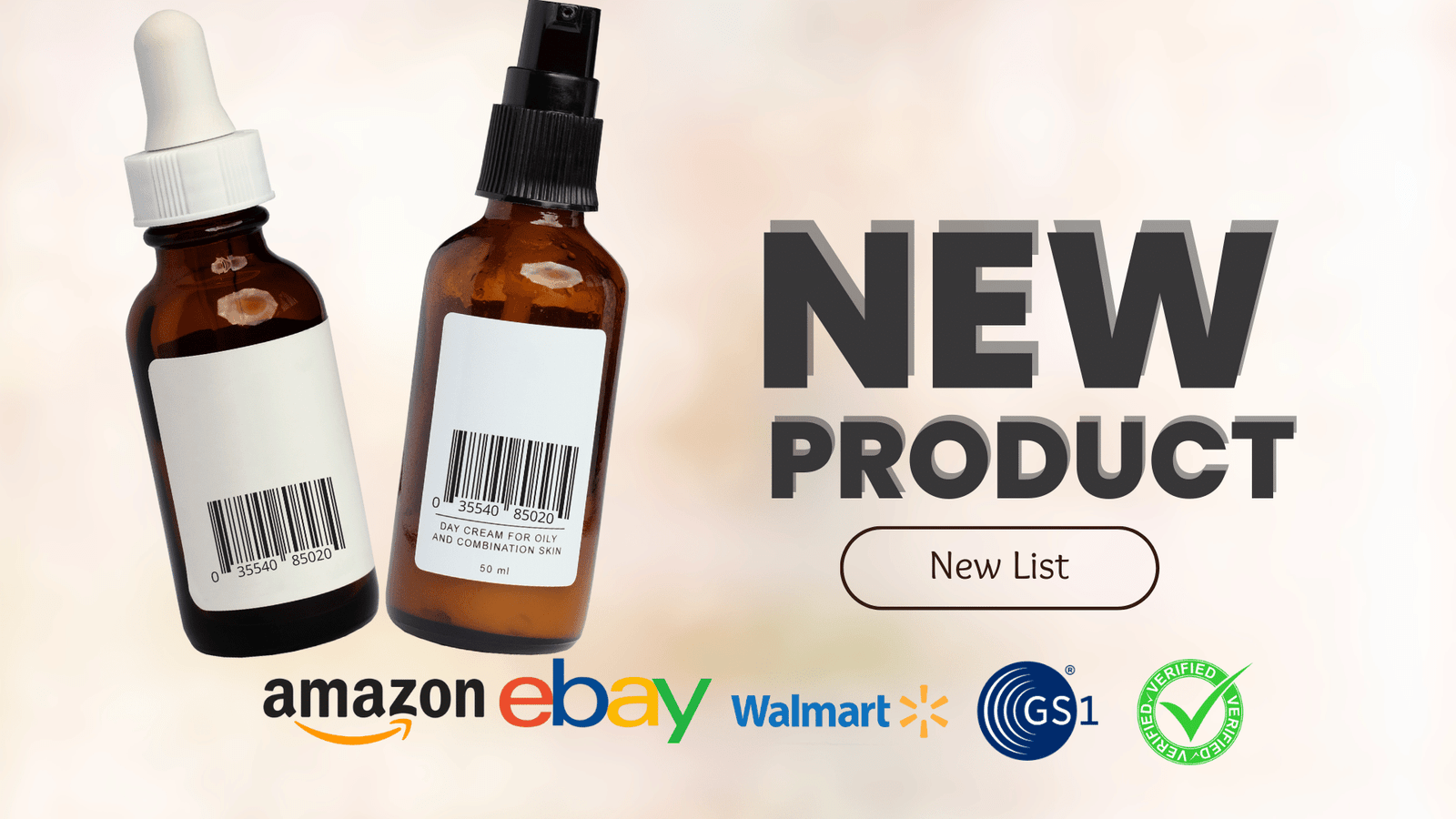 5 UPC GS1 Certified BarCode for Amazon